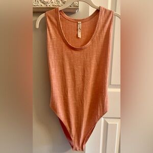 Free People Intimately Secret Sides Bodysuit Women's S Sleeveless Ribbed